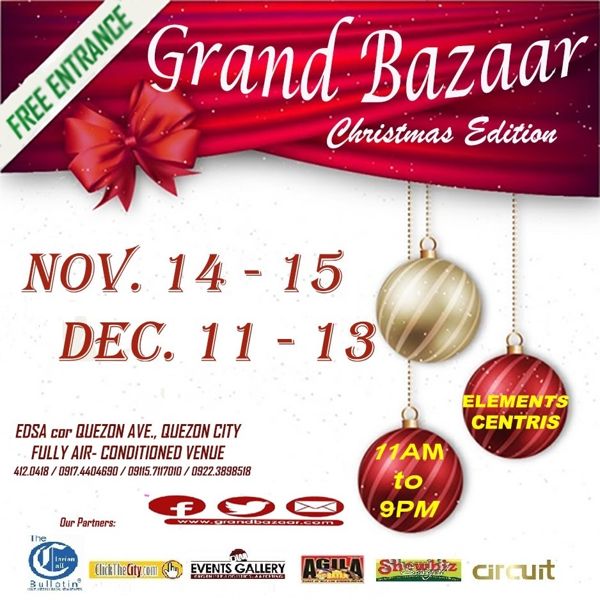 Grand Christmas Bazaar @ the Elements at Centris