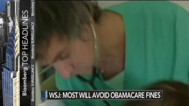 VIDEO: Most Will Avoid Obamacare Fines: WSJ 1