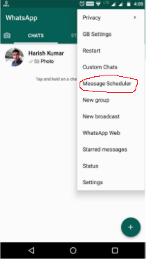 Best way to Schedule whatsapp Messages? 1