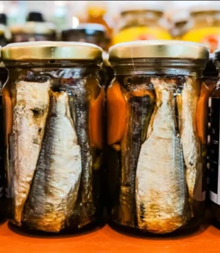 bottled sardines in corn oil