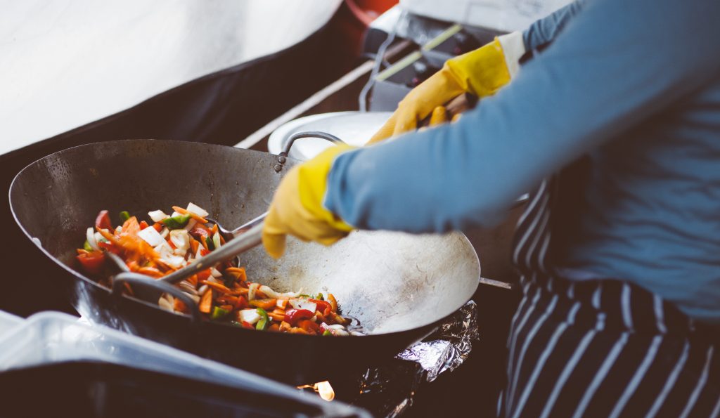 cooking main dish