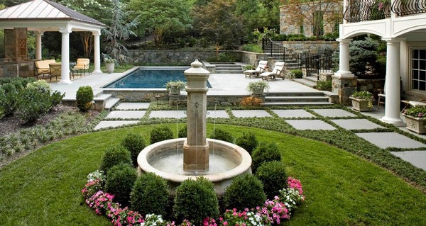 decorate your backyard - The Role of Garden Fountains in Landscape Design | Surrounds ...