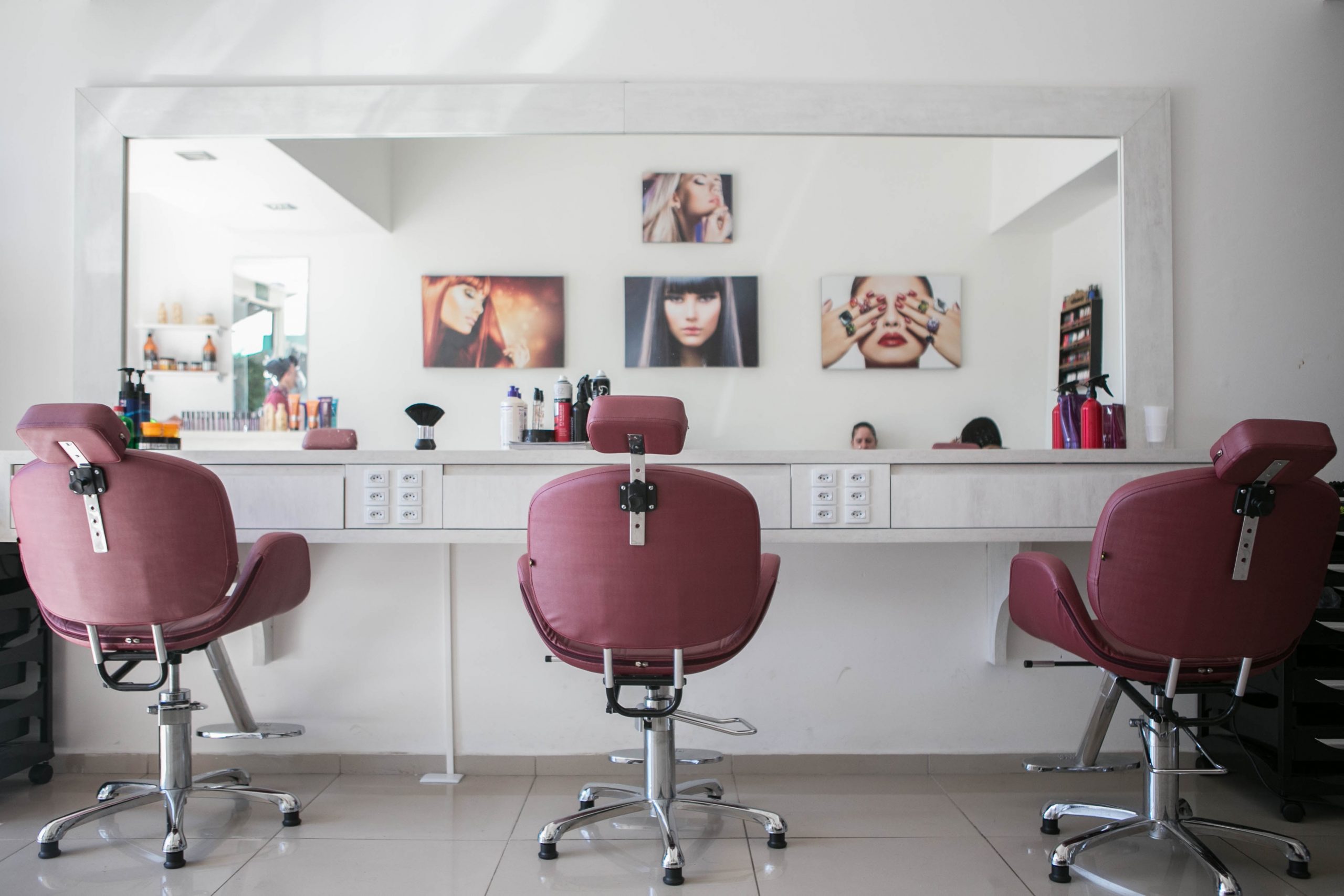beauty salon photo of saloon interior view