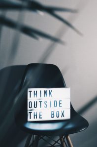 visual content think outside the box
