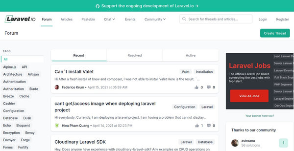 laravel io