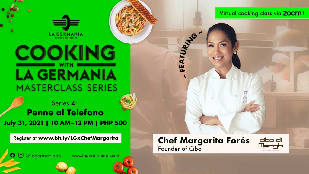 Learn to Cook like Cibo’s Margarita Fores and Other Famous Chefs at La Germania’s Masterclass Series 4