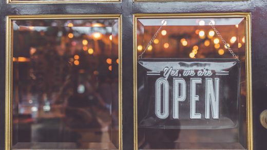 Tips for Starting open signage on door