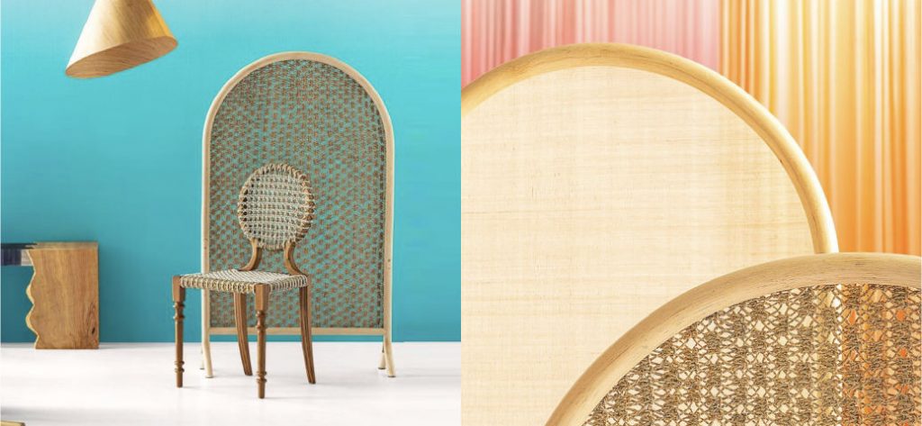 rattan and abaca partition