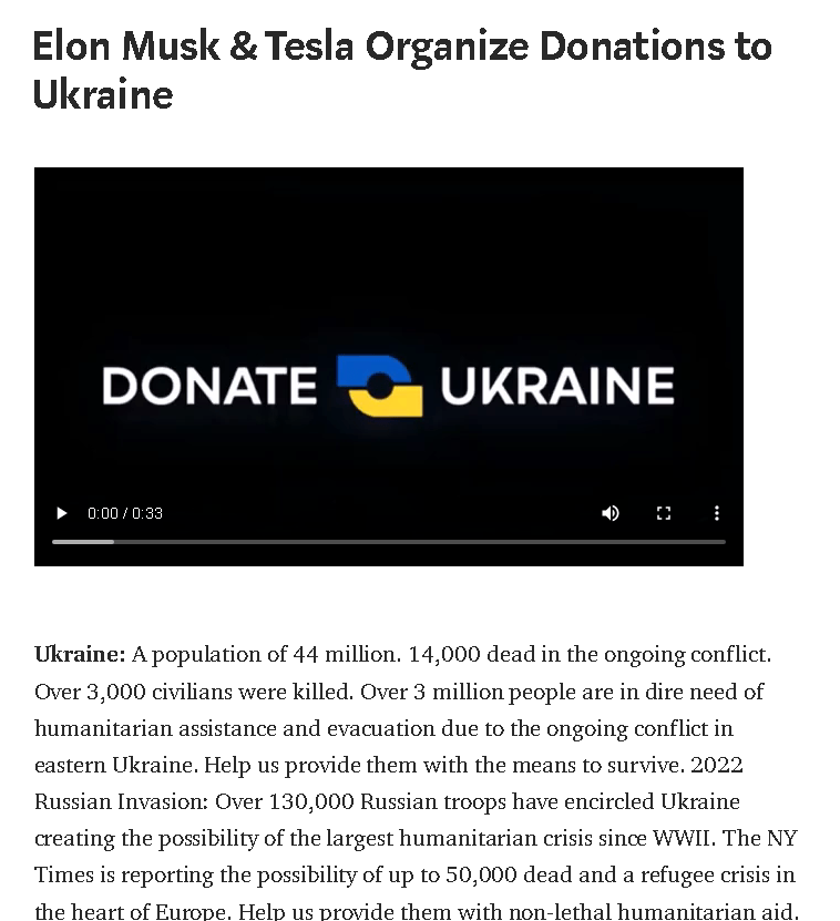 donate Ukraine scam