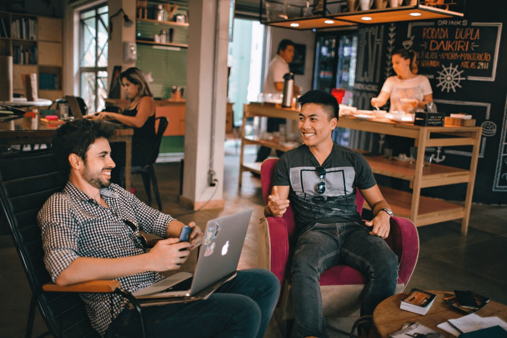 How does the interior design reflect your business identity? 1 interior design