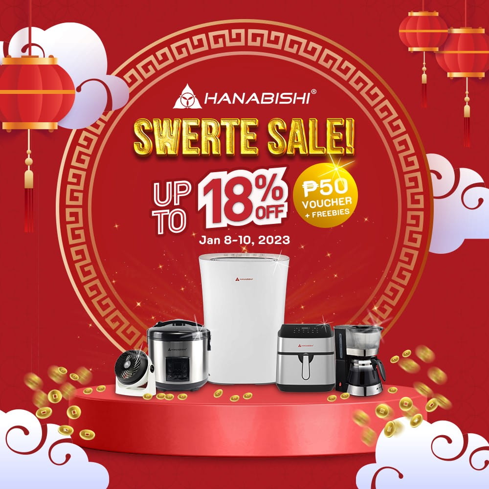 Hanabishi Offers Discounts swerte sale