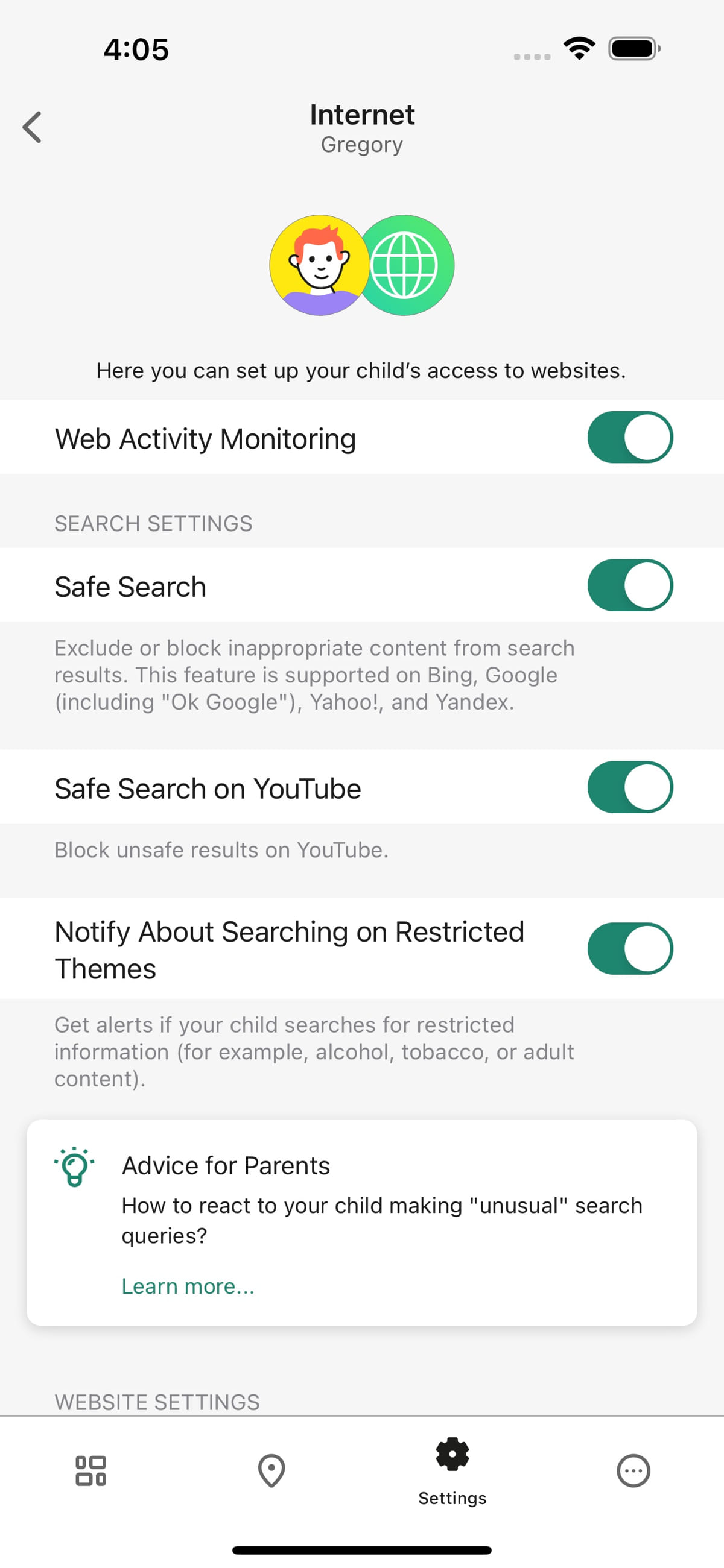 New look and digital life map for Kaspersky Safe Kids mobile app 2 Safe Kids mobile app