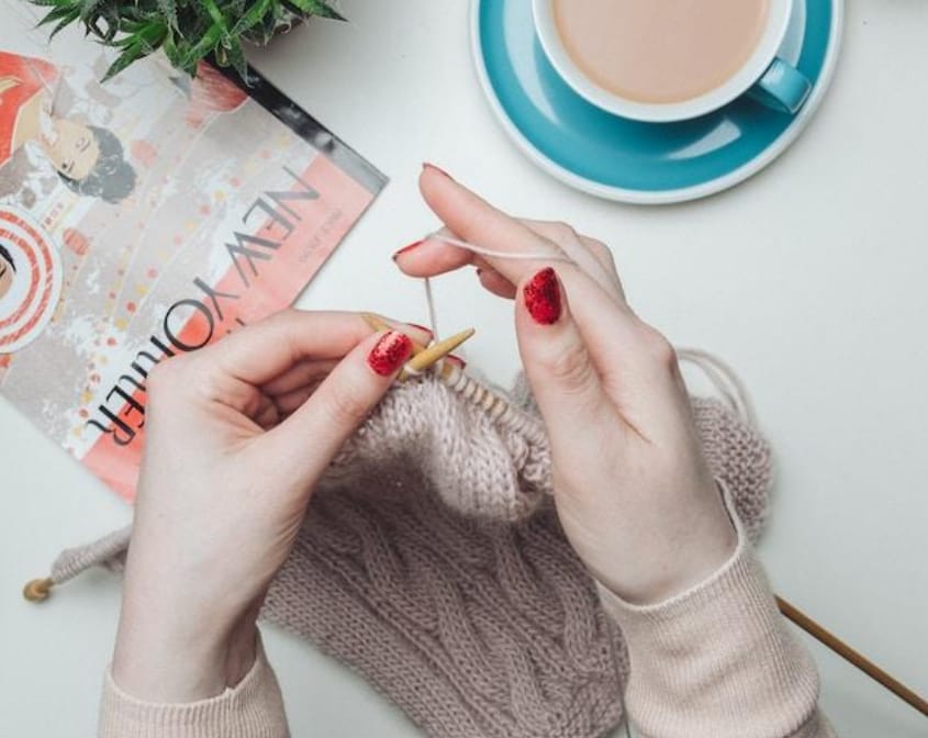 Pro Tips to Find Your Niche Market 1 a woman knitting