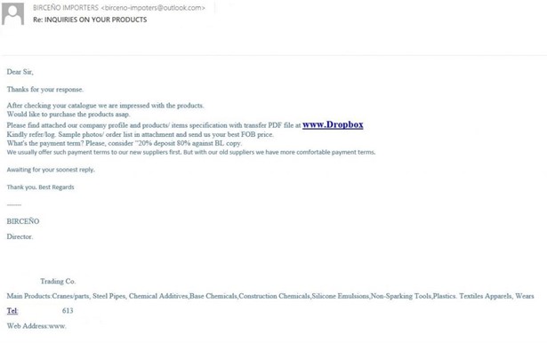 Phishing at work: Kaspersky explains fraud trends, how phishing campaign unfolds 4 An email with a link