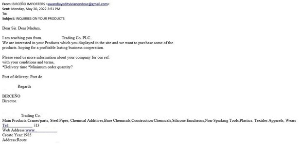 Phishing at work: Kaspersky explains fraud trends, how phishing campaign unfolds 3 Example of the first email