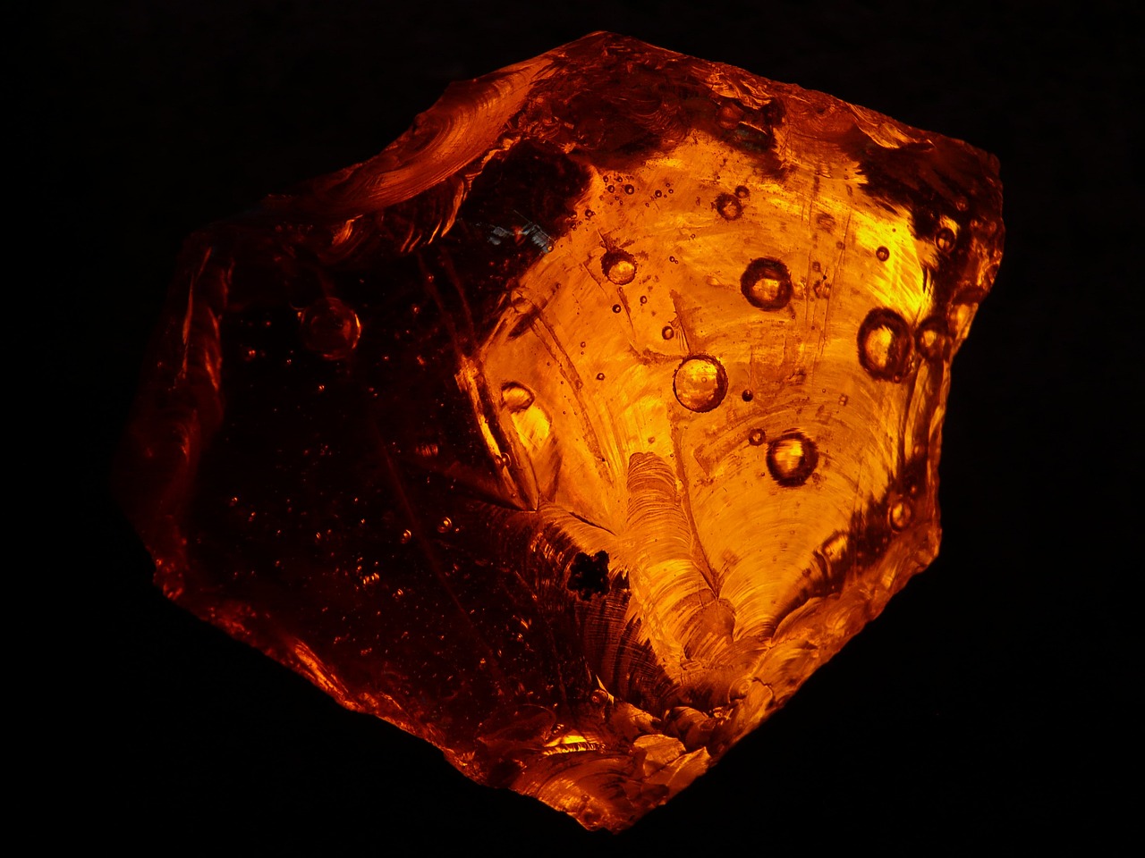 gem, amber stone, fossilized resin