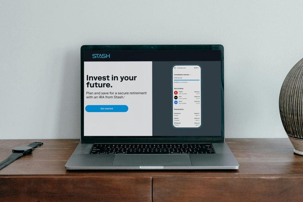 Top Investment Options: Online Brokers, REITs, and Cryptocurrency Trading 1 a laptop on a table