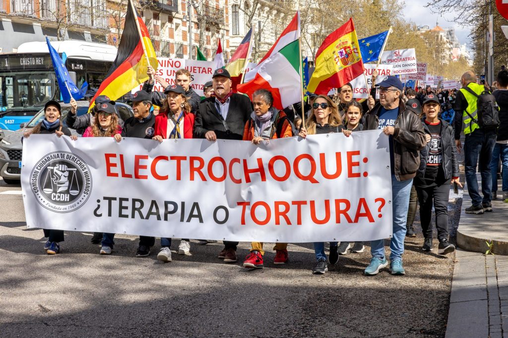 Protestors Protesting 33rd European Congress of Psychiatry