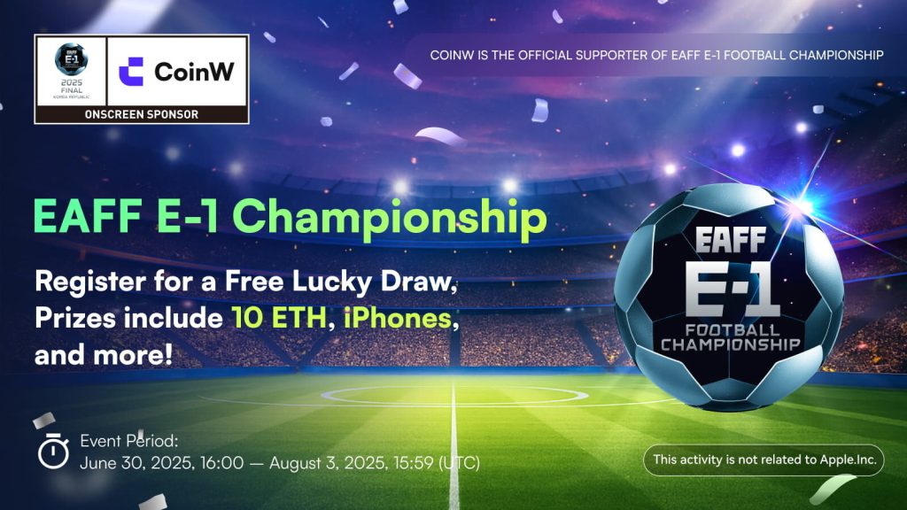 CoinW Onscreen Sponsor EAFF E 1 Football Championship
