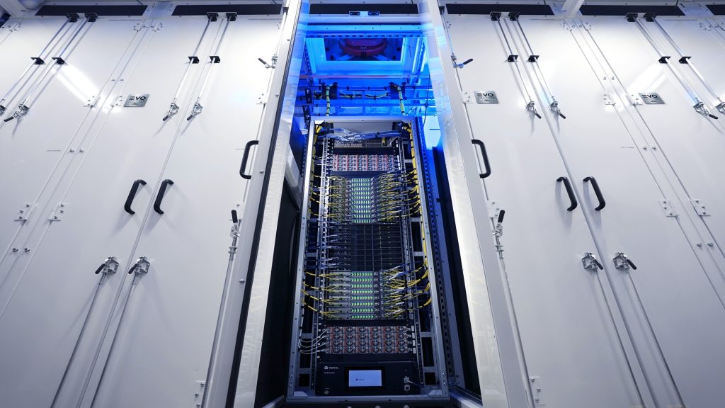 CoreWeave Becomes First Hyperscaler to Deploy NVIDIA GB300 NVL72 Platform 2 CoreWeave GB300 NVL72 Photo courtesy of Switch