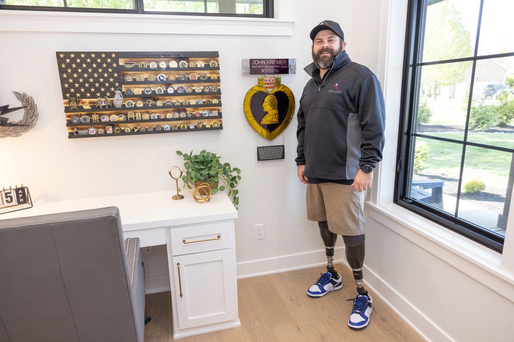 Helping heroes RISE: Wounded vets thrive in accessible smart homes 7 Daltile Wounded hero John Kremer