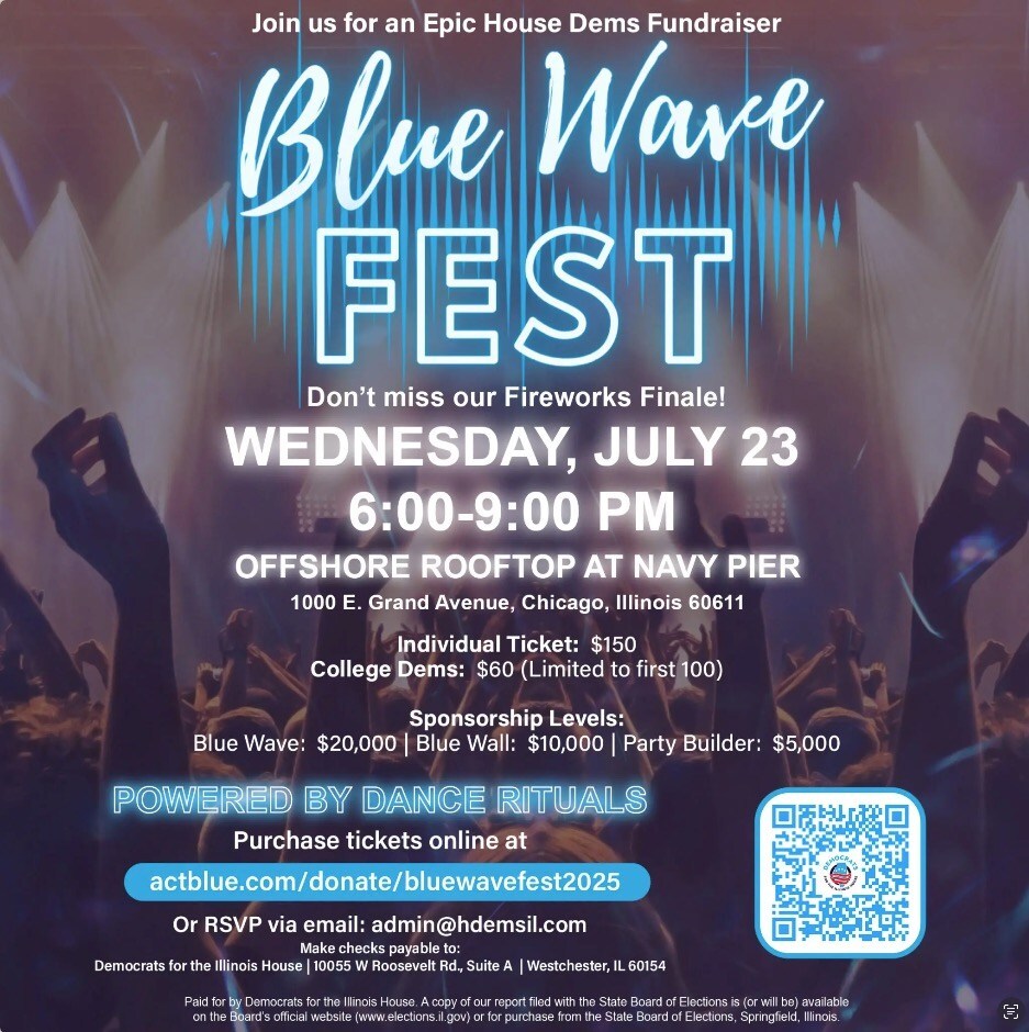 Democrats for the Illinois House Blue Wave Fest