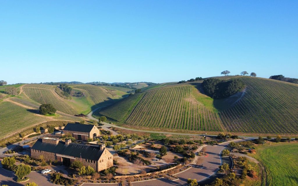 Niner Wine Estates Selects Winebow Fine Wine & Spirits as their California Distribution Partner 11 Niner Wine Estates Tasting Room Arial