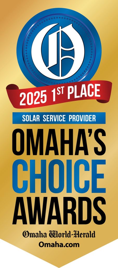 Everlight Solar Named Omaha's #1 Solar Provider in 2025 Omaha's Choice Awards 7 Omaha Choice Awards Solar Service Provider