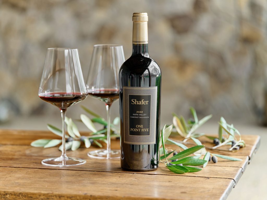 SHAFER VINEYARDS 'ONE POINT FIVE' CABERNET SAUVIGNON NOW AVAILABLE IN UNITED AIRLINES POLARIS® BUSINESS CLASS 5 Shafer Vineyards One Point Five Cabernet Sauvignon PRN