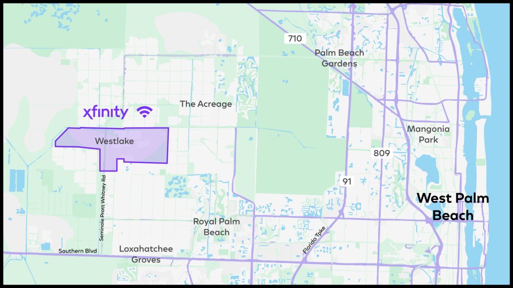 Westlake FL Service Map Graphic black border 2