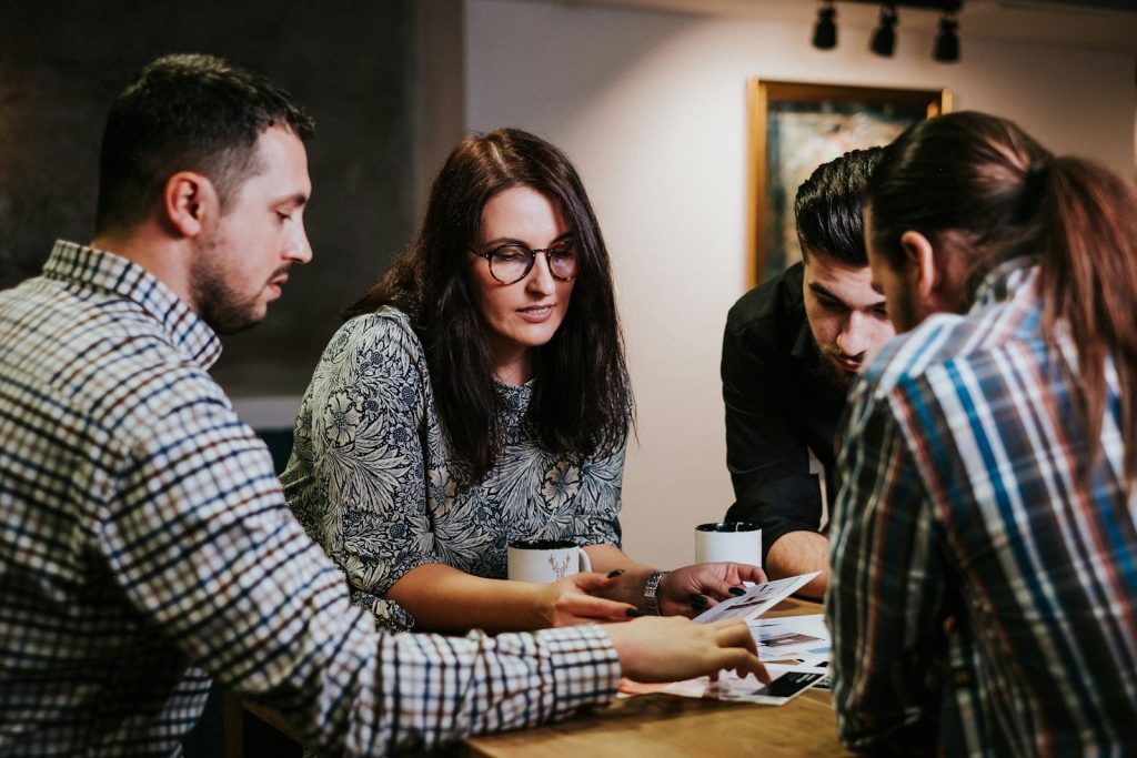 Supporting Multi-Location Teams with One Online Store 1 man and woman sitting at the table
