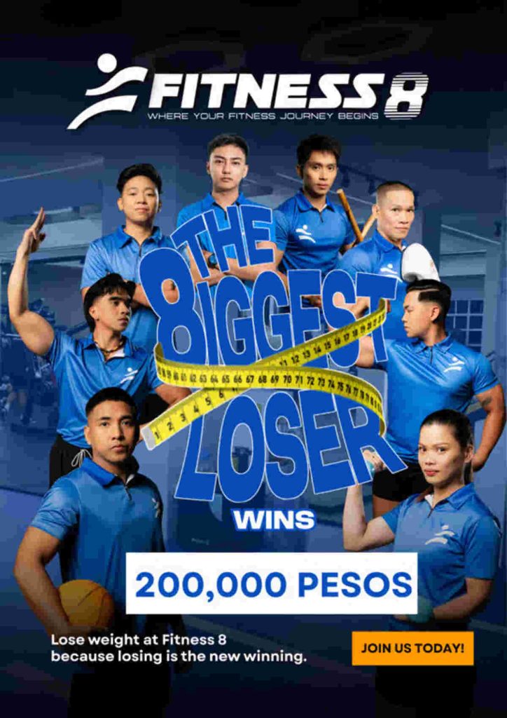 Fitness 8 Gym Launches ₱200,000 Biggest Loser Challenge in Quezon City, Proving that "Losing Is the New Winning"
